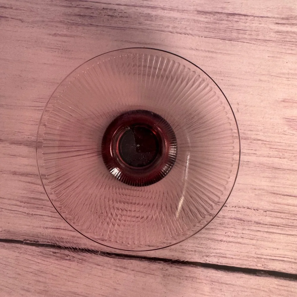 VTG Corning Visions Dutch Oven 5L Cranberry Glass Pyrex Lid Retro 90s